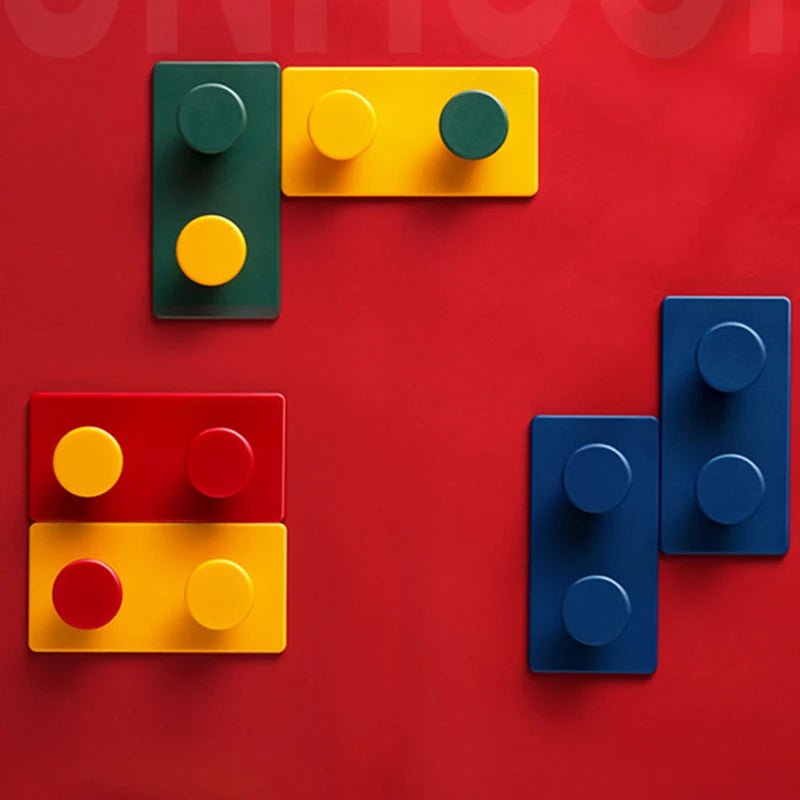 4pcs/set Building Block Key Holder / Wall Hook - itzy bitsy