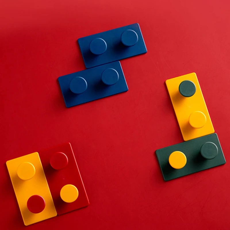 4pcs/set Building Block Key Holder / Wall Hook - itzy bitsy