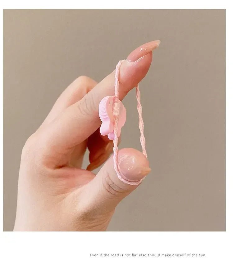 50/40/30pcs Cute Rubber Bands for Children with appealing designs featuring animals, fruits, and flowers - itzy bitsy