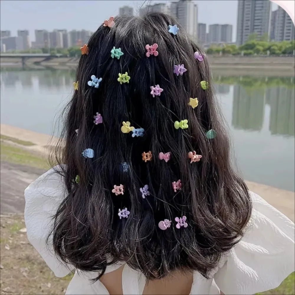 50pcs Colorful Hair Mini Grabbing Claw Clip - itzy bitsy