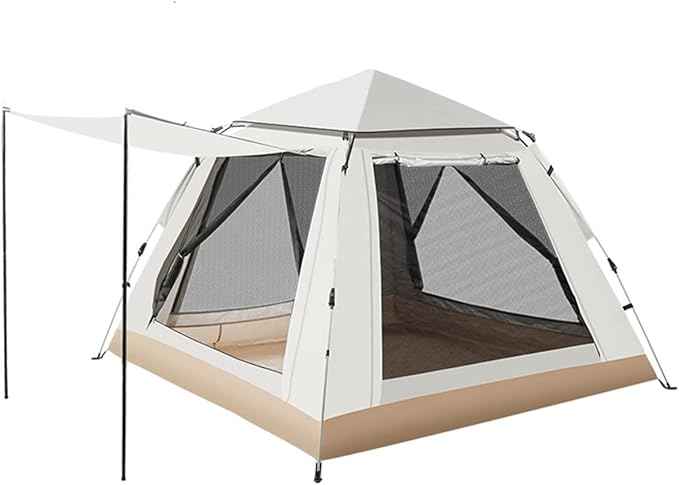 Pop Up Tents for Camping, 2/3/4 Person Camping Tents with Quick Setup Folding Pop Up Tent | Backpacking Tent for Hiking, Travel, or Beach | Inflatable Tents for Camping | Waterproof Tent for Beach
