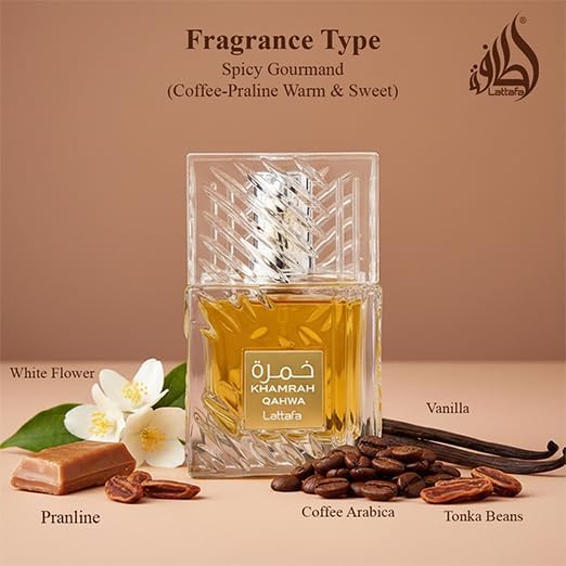 Lattafa Khamrah Qahwa Eau de Parfum 100ml