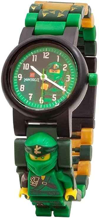 LEGO Classic Mini Figure Kids Buildable Analog Quartz Watch 6+