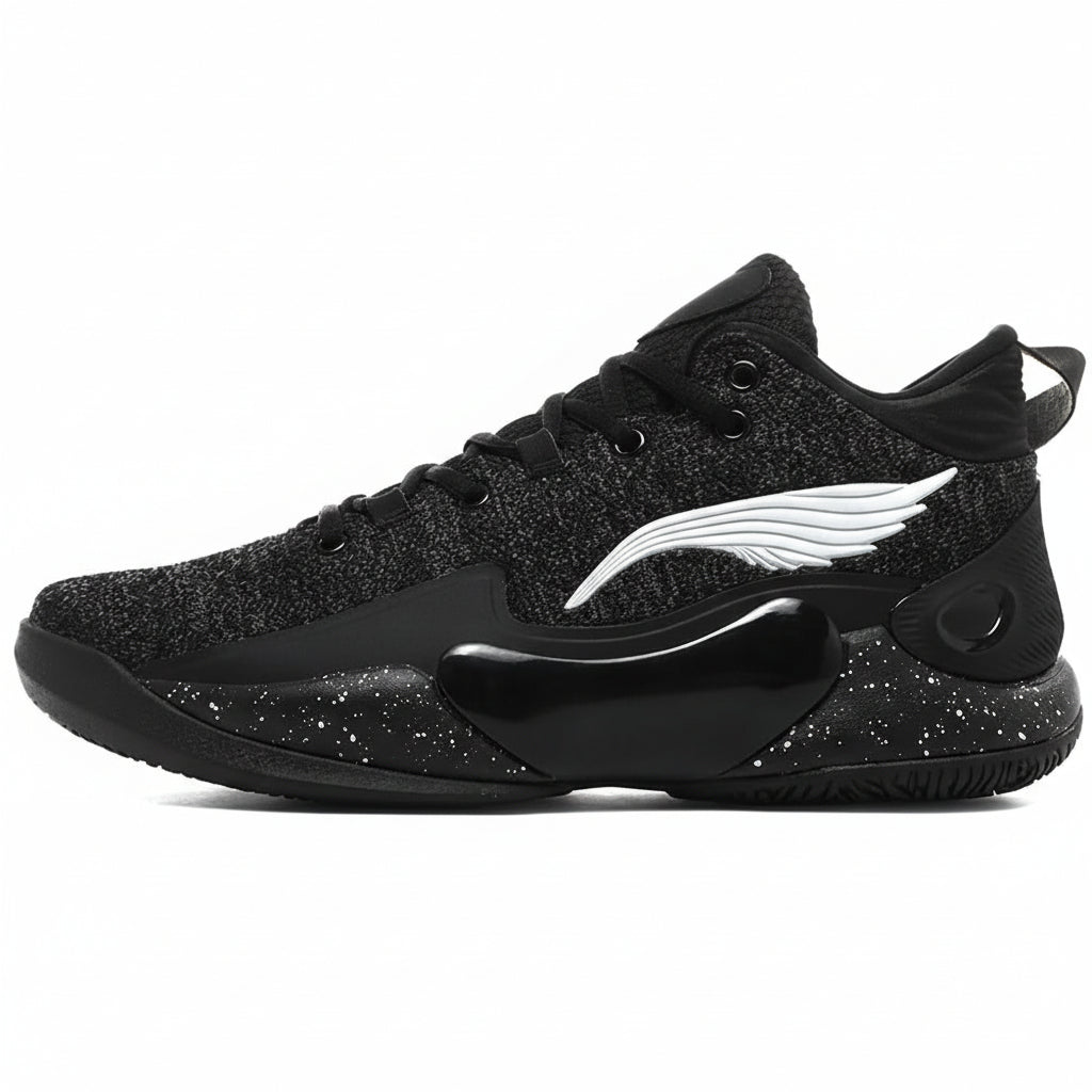 Unisex High-Performance Court Sneakers - Black