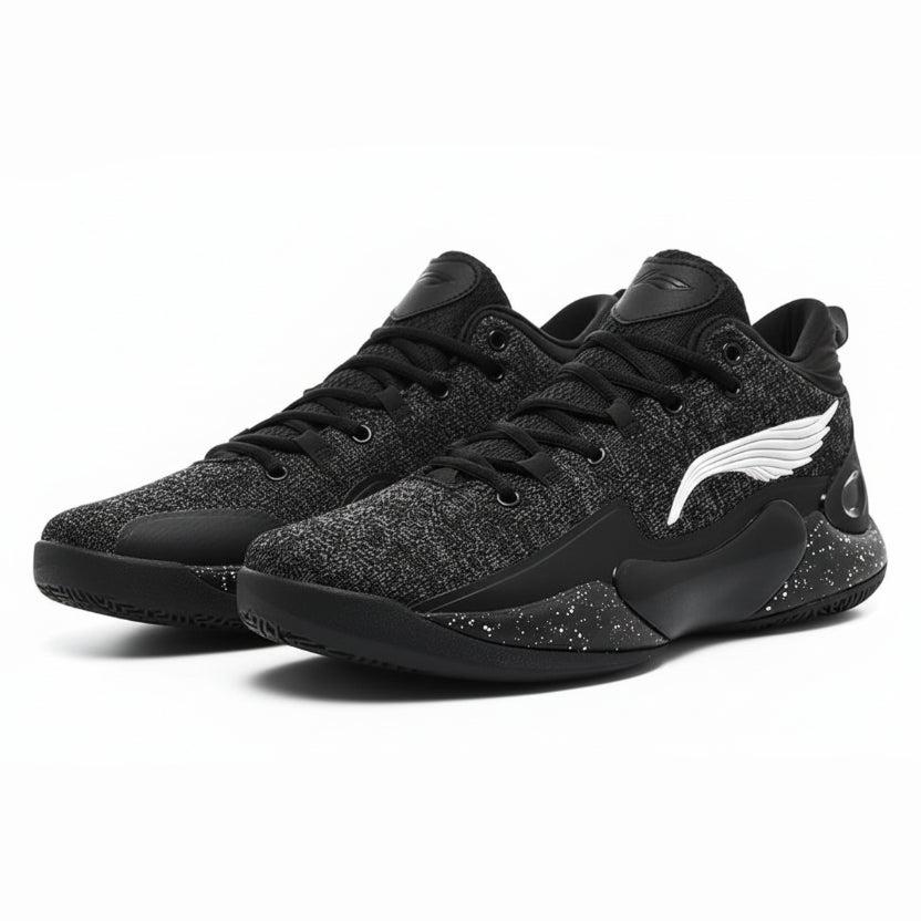 Unisex High-Performance Court Sneakers - Black