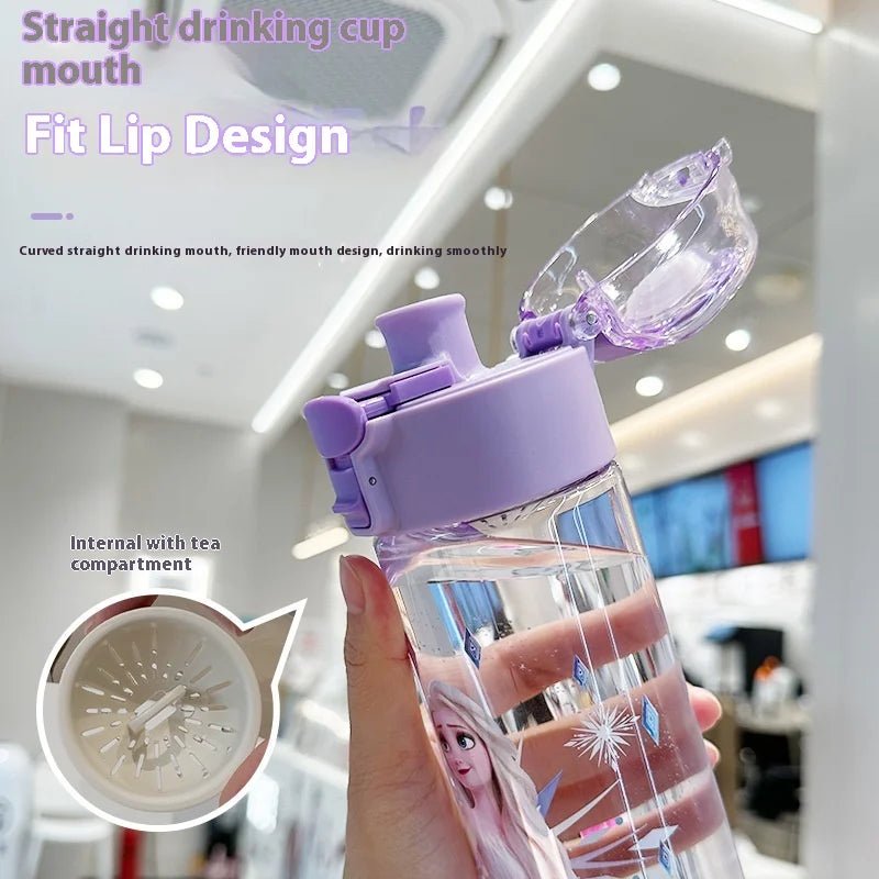 550ml Cartoon Clear Water Bottle - itzy bitsy