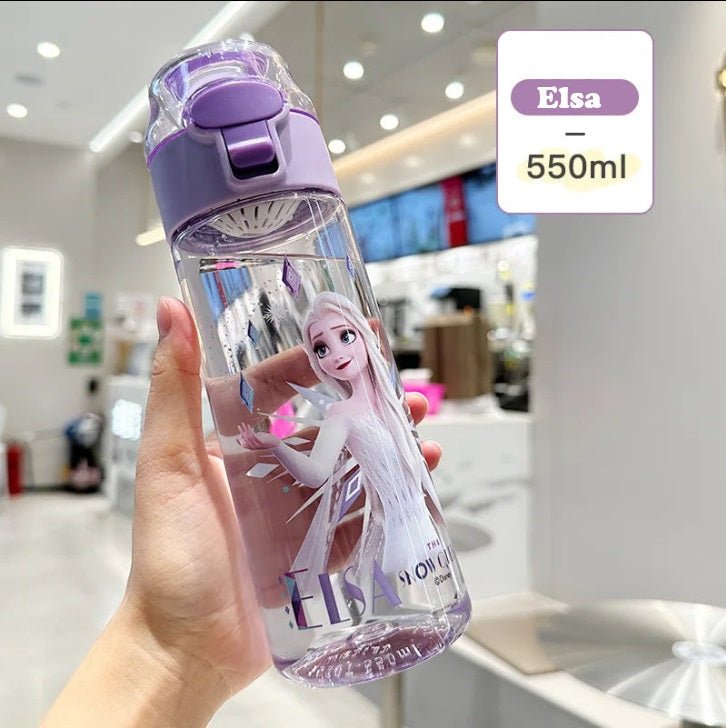 550ml Cartoon Clear Water Bottle - itzy bitsy