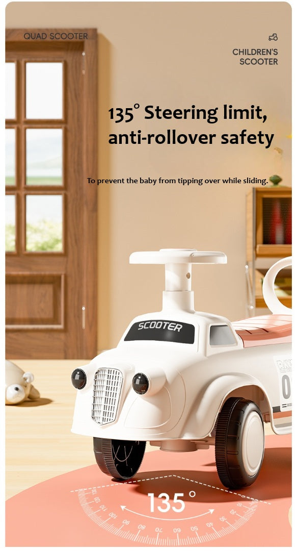 Children's Quad Ride On Car with Music and Light