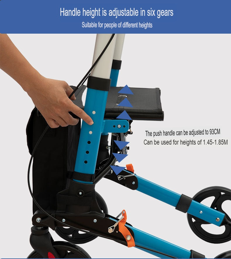 Multi-functional Elderly four-wheel Walker