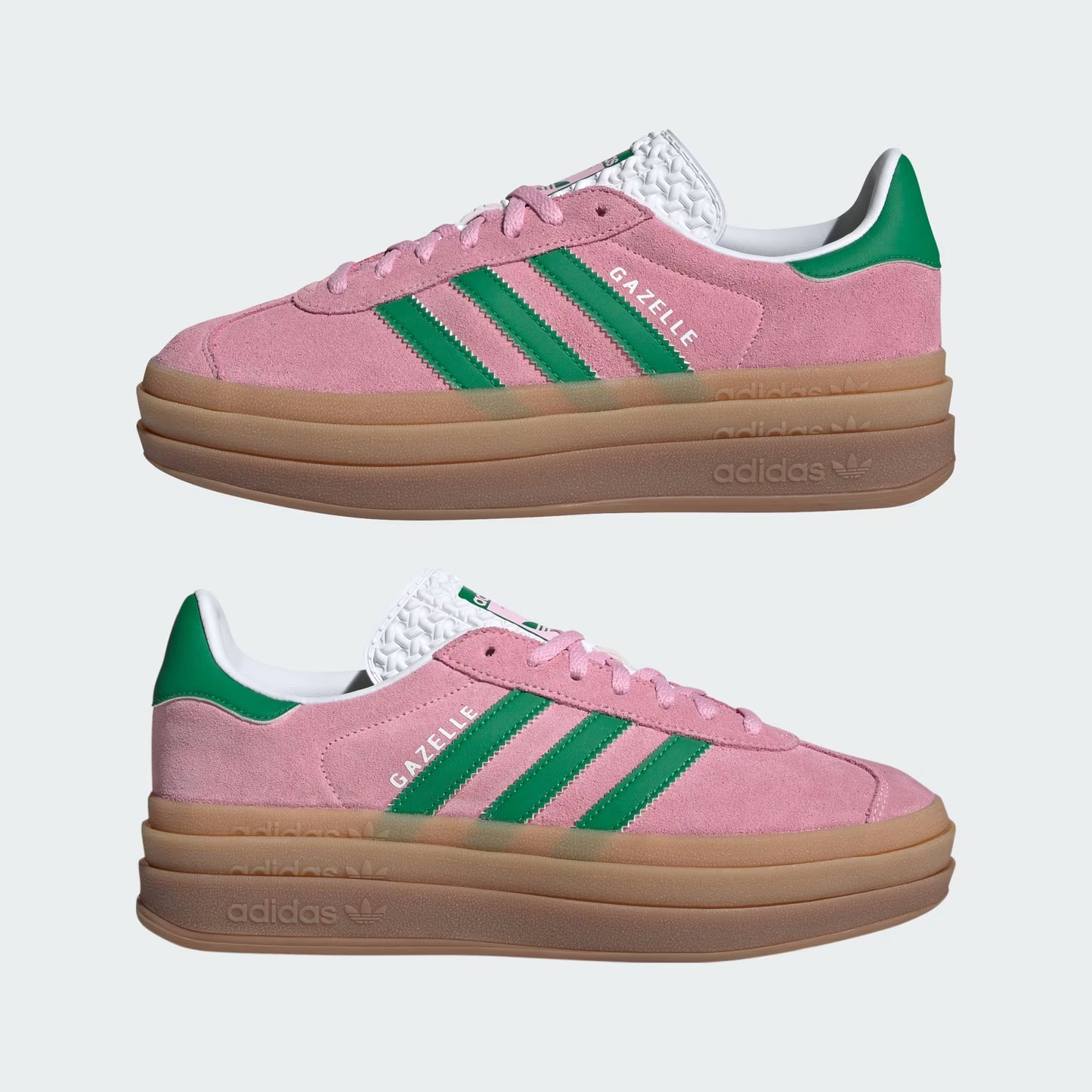 Pink/Green Gazelle Bold Shoes