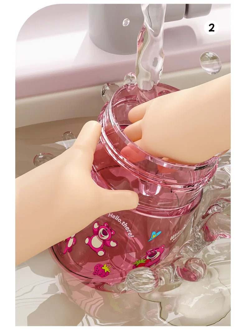 600ml Shake Head Water Bottle - itzy bitsy