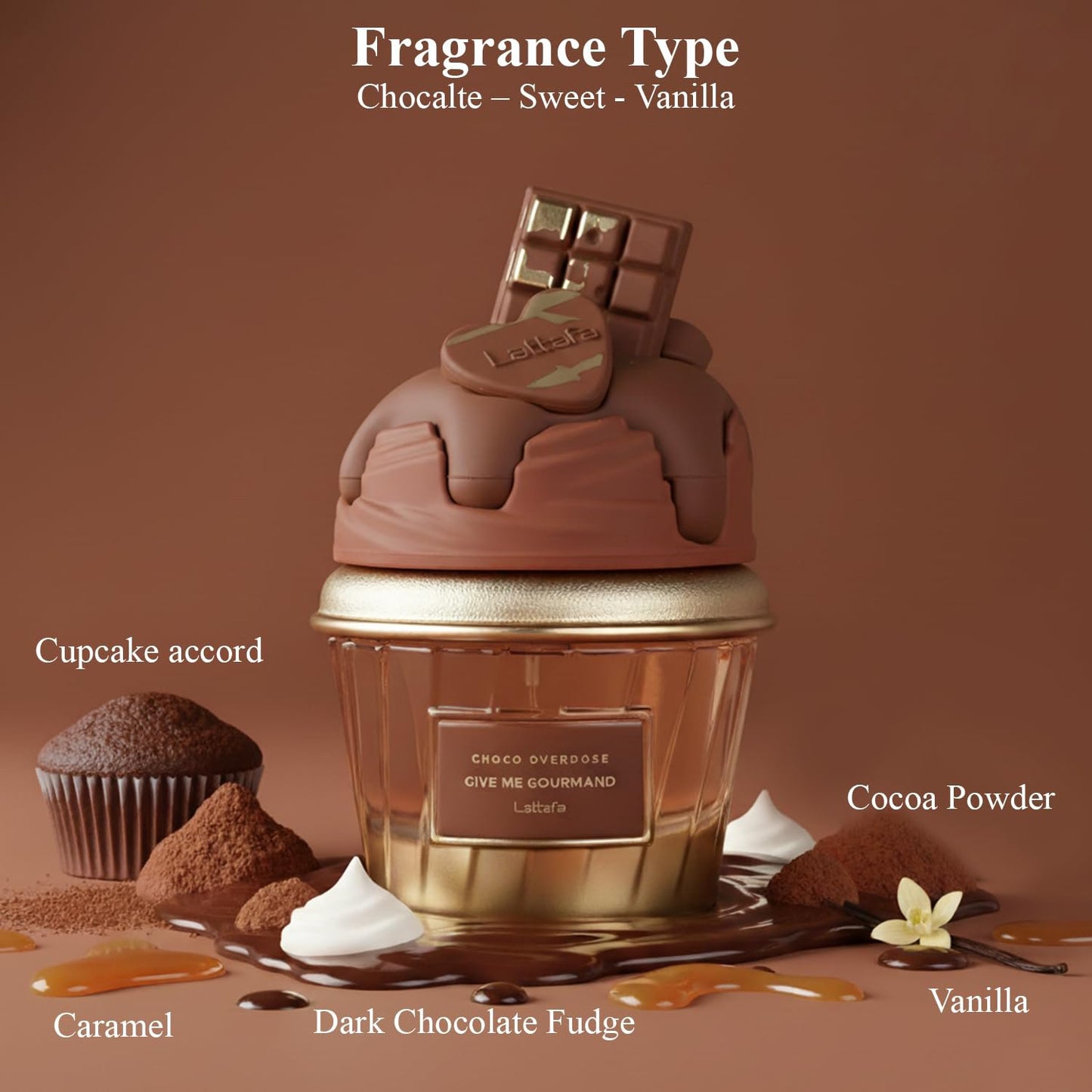 Lattafa Choco Overdose Eau de Parfum 75ml