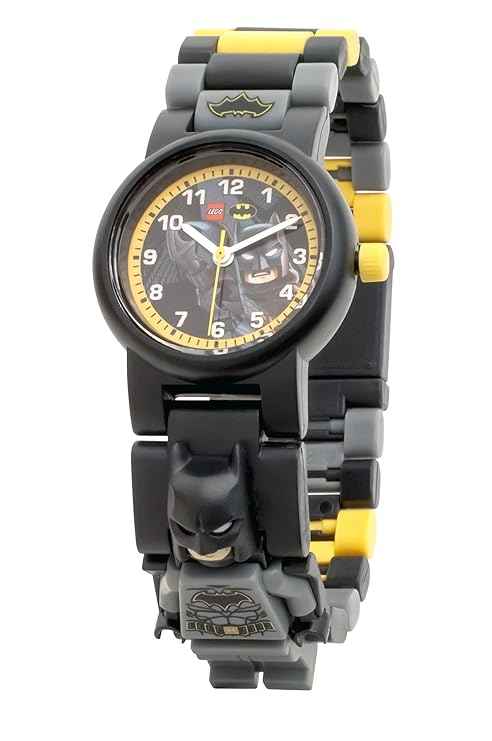 LEGO Classic Mini Figure Kids Buildable Analog Quartz Watch 6+