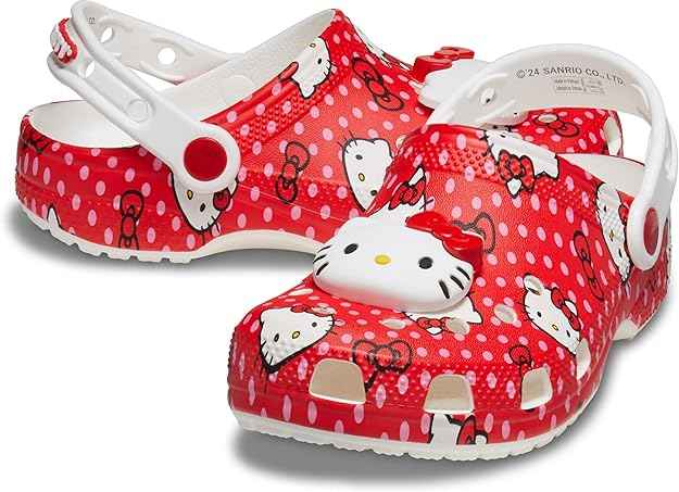 Crocs Classic Clog +Hello Kitty Red
