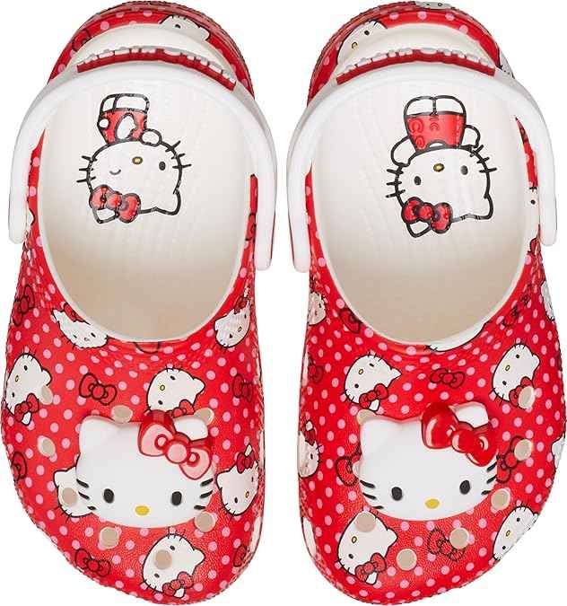 Crocs Classic Clog +Hello Kitty Red