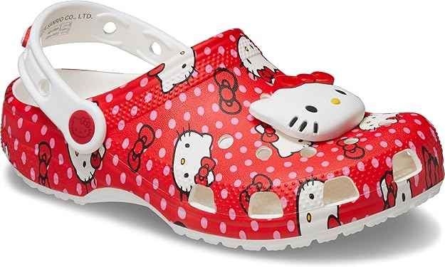 Crocs Classic Clog +Hello Kitty Red