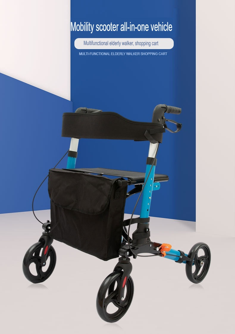 Multi-functional Elderly four-wheel Walker