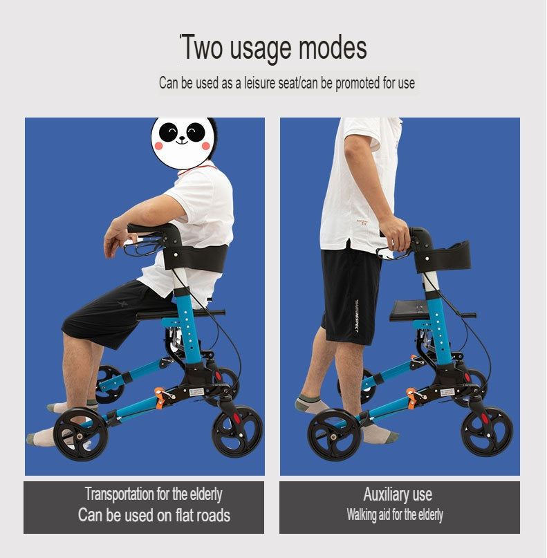 Multi-functional Elderly four-wheel Walker