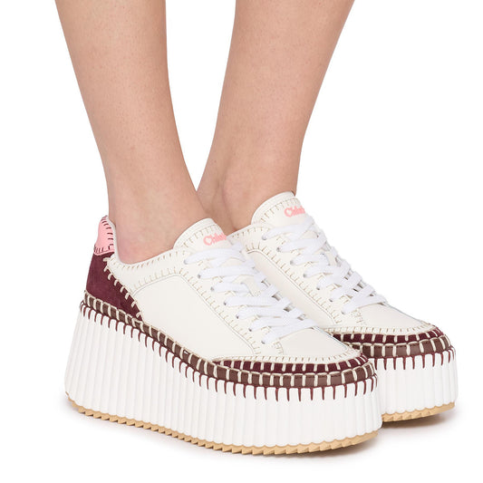 Chloé Nama wedge sneaker