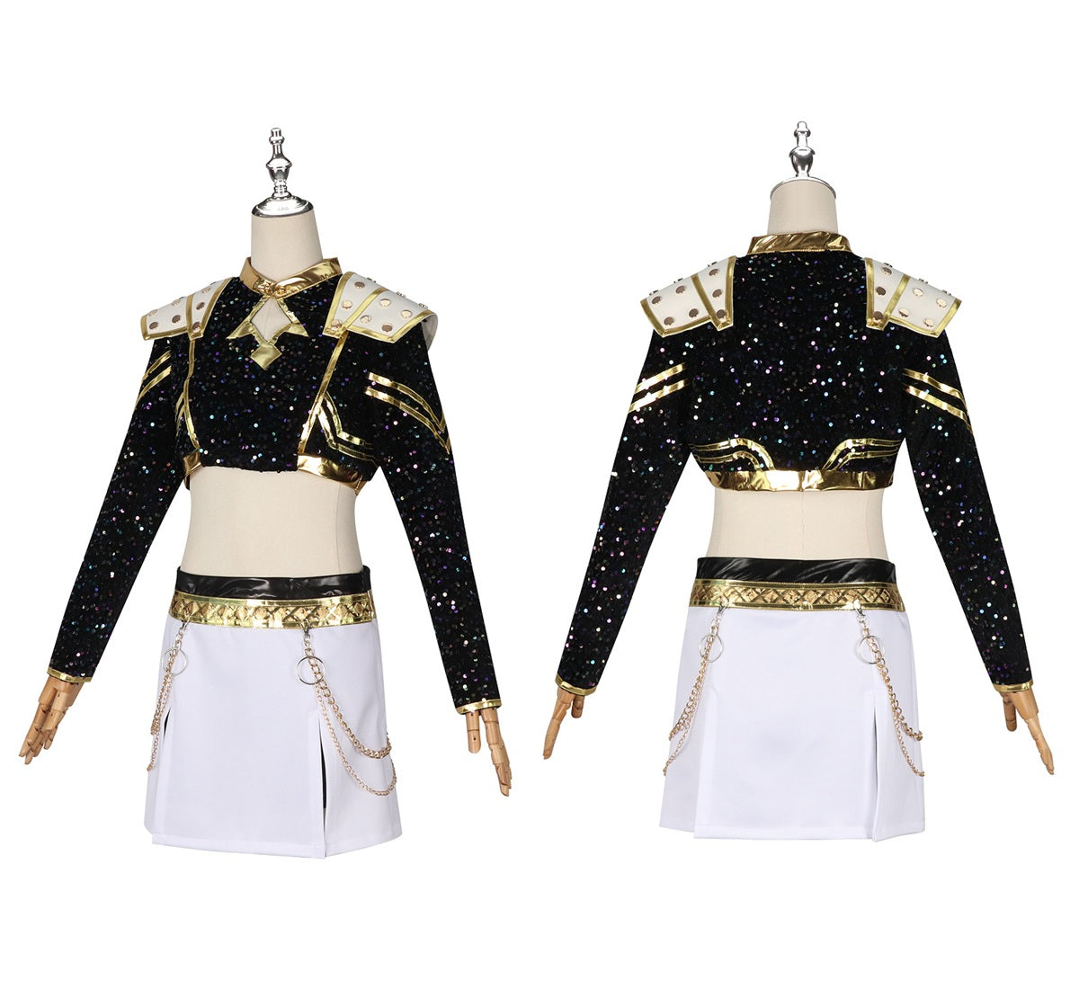 Adult K-Pop Demon Hunters Rumi Mira Zoey Cosplay Costume Set