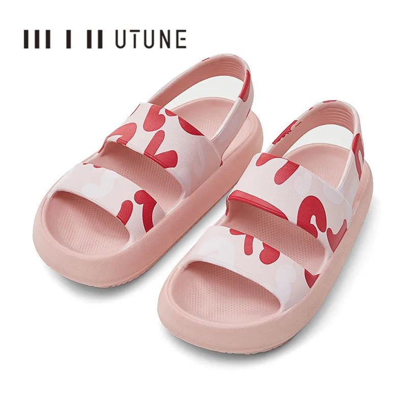 UTUNE Camouflage flat Sandals For Women