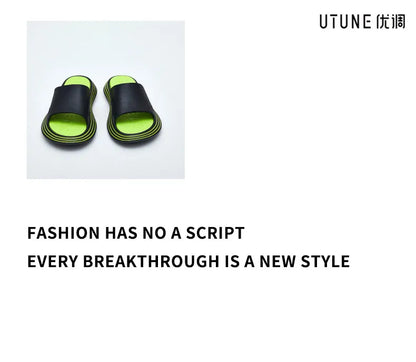 UTUNE Outdoor Women Summer Runway Slippers