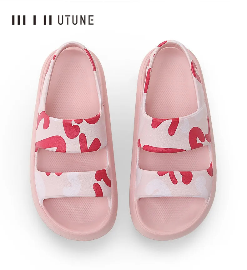 UTUNE Camouflage flat Sandals For Women