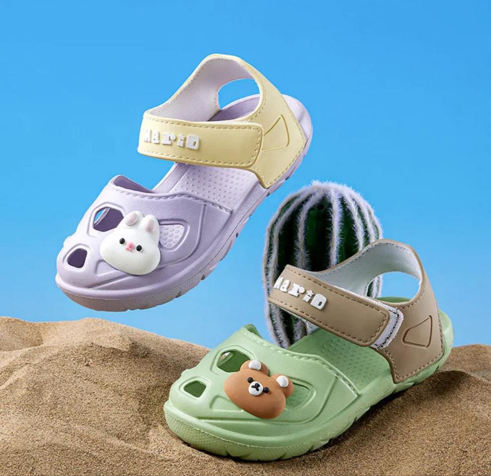 Cheerful Mario Kids Cute Cartoon Slippers - Itzy bitsy