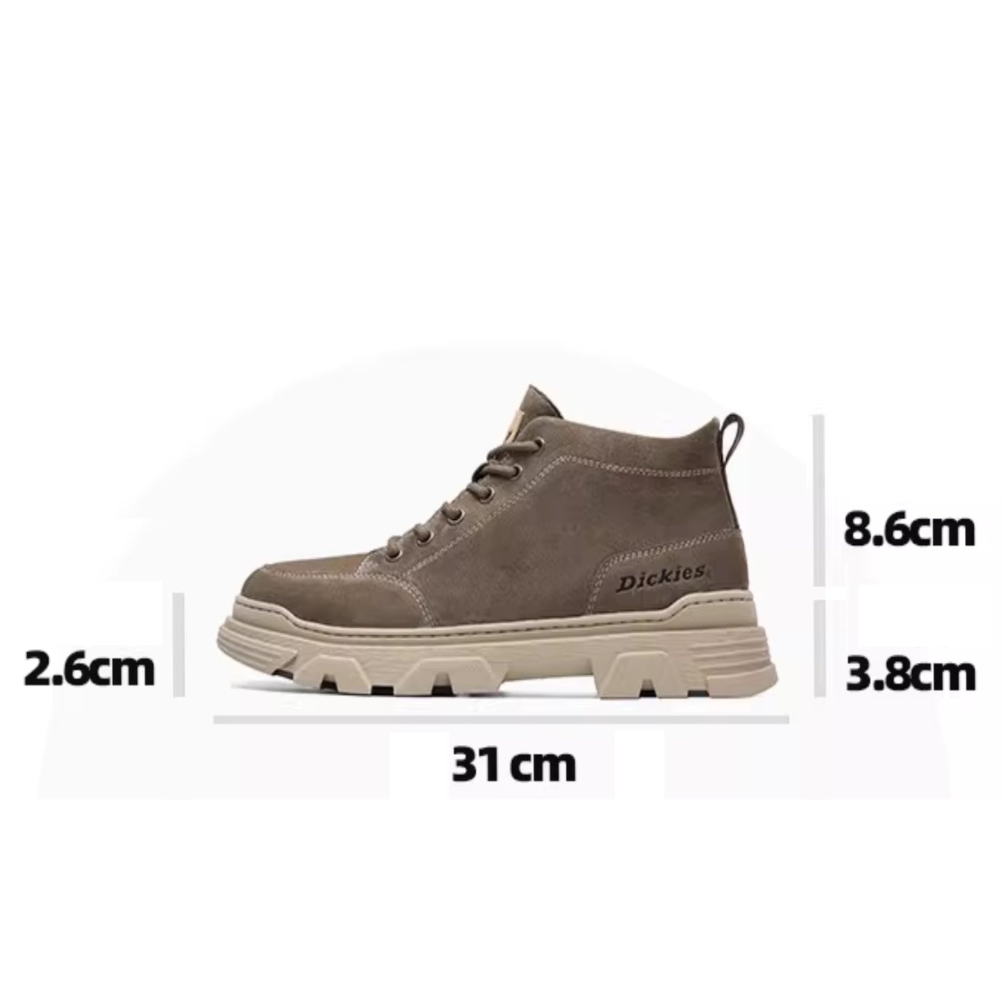 Dickies Men's Winter Cotton Mid-Top Cargo  Martin Boots