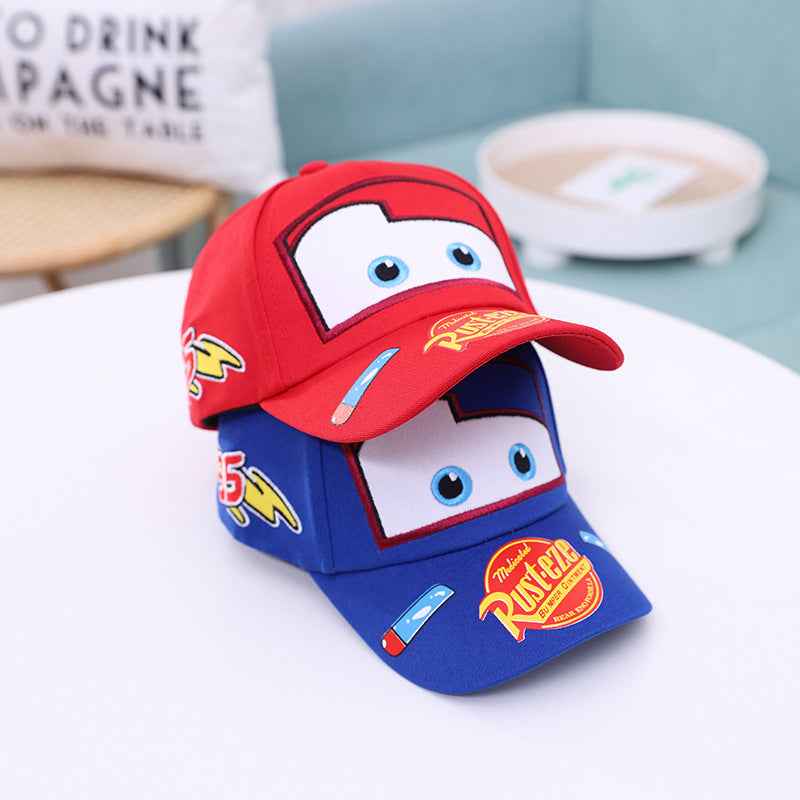 Wholesale New lightning McQueen Boys Peaked Baseball Cap