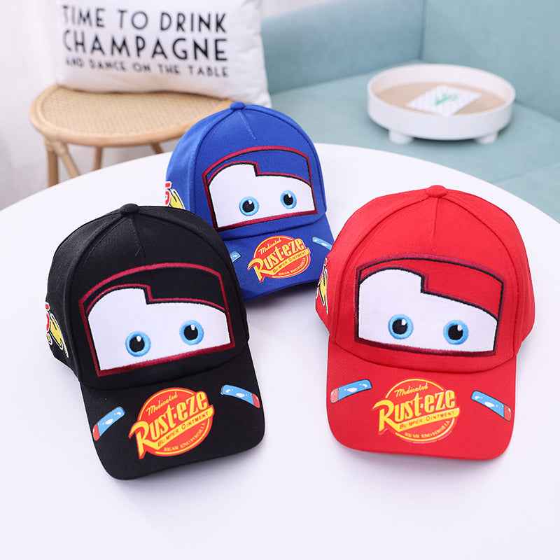 Wholesale New lightning McQueen Boys Peaked Baseball Cap