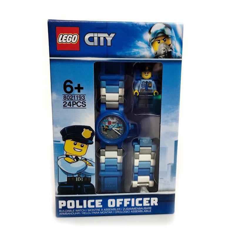 LEGO Classic Mini Figure Kids Buildable Analog Quartz Watch 6+