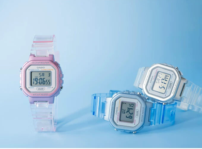 CASIO Block Movement Kids Digital Watch LA-20WH-1B
