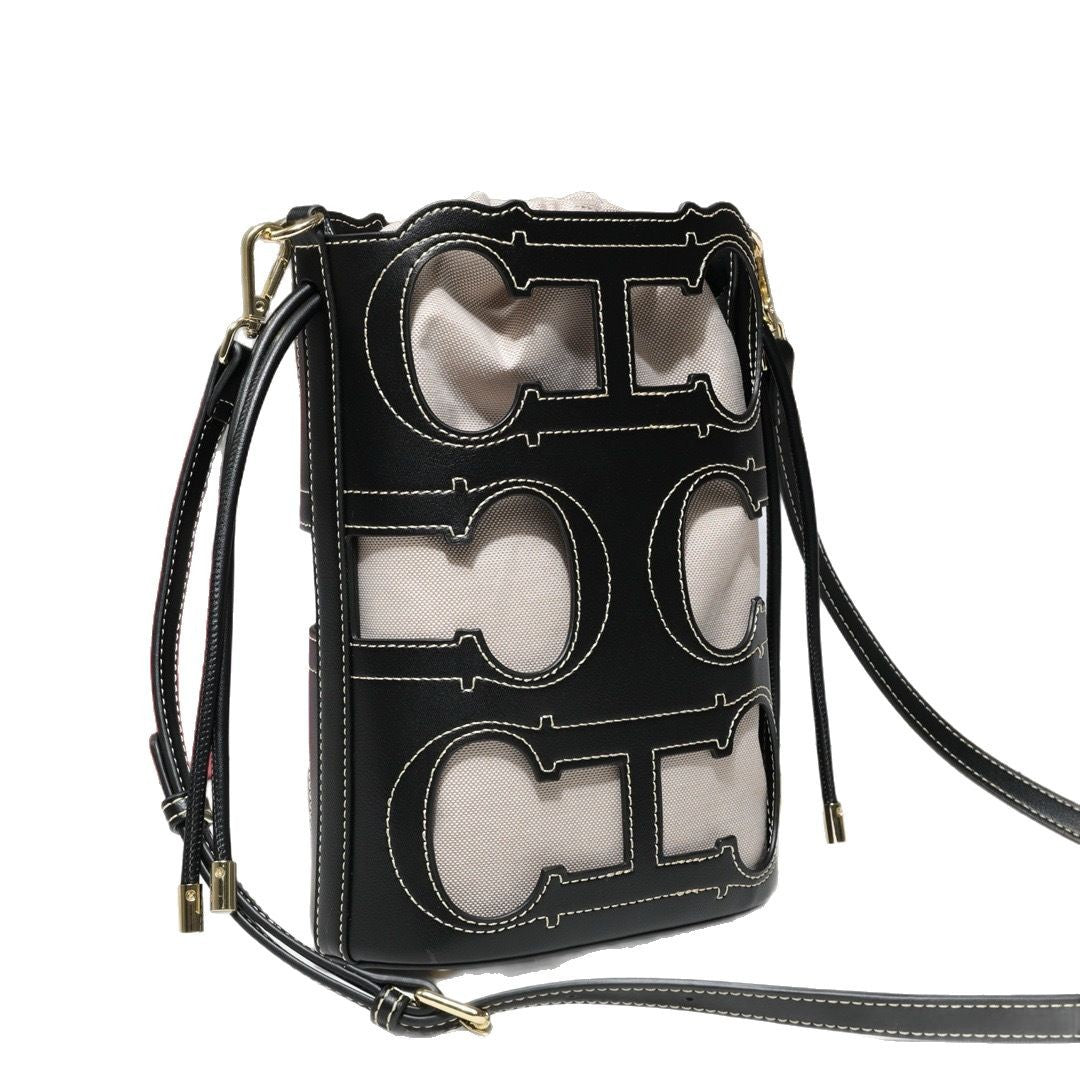 CHCH Doma Insignia Cut Out Bucket | Small Shoulder Bag