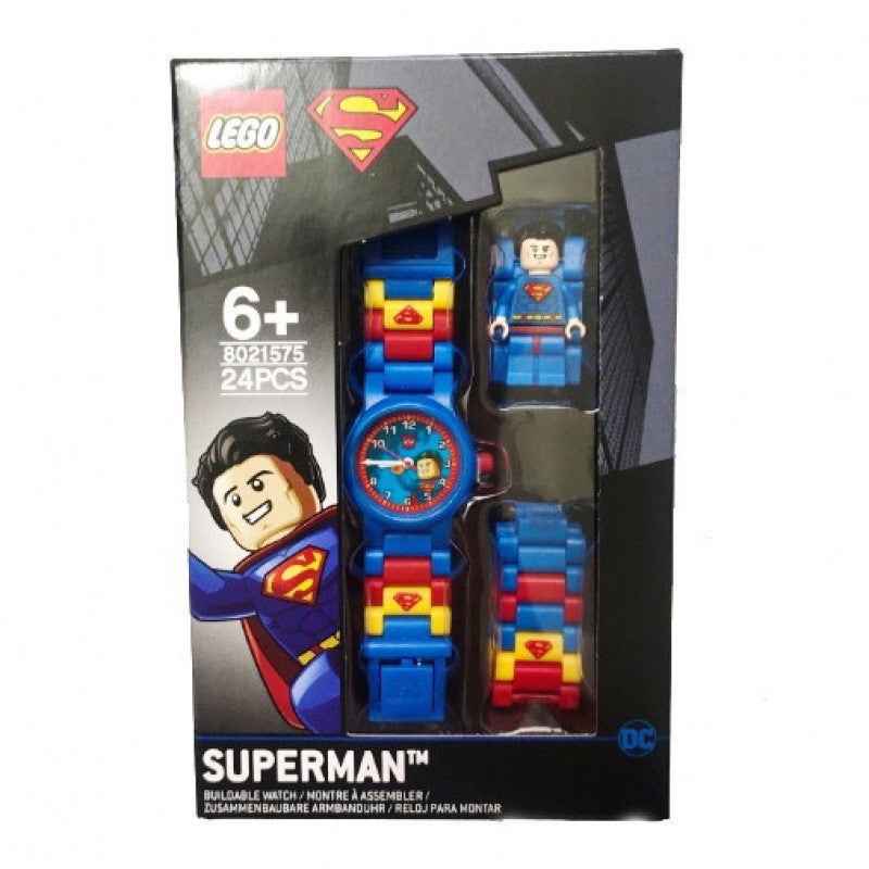 LEGO Classic Mini Figure Kids Buildable Analog Quartz Watch 6+