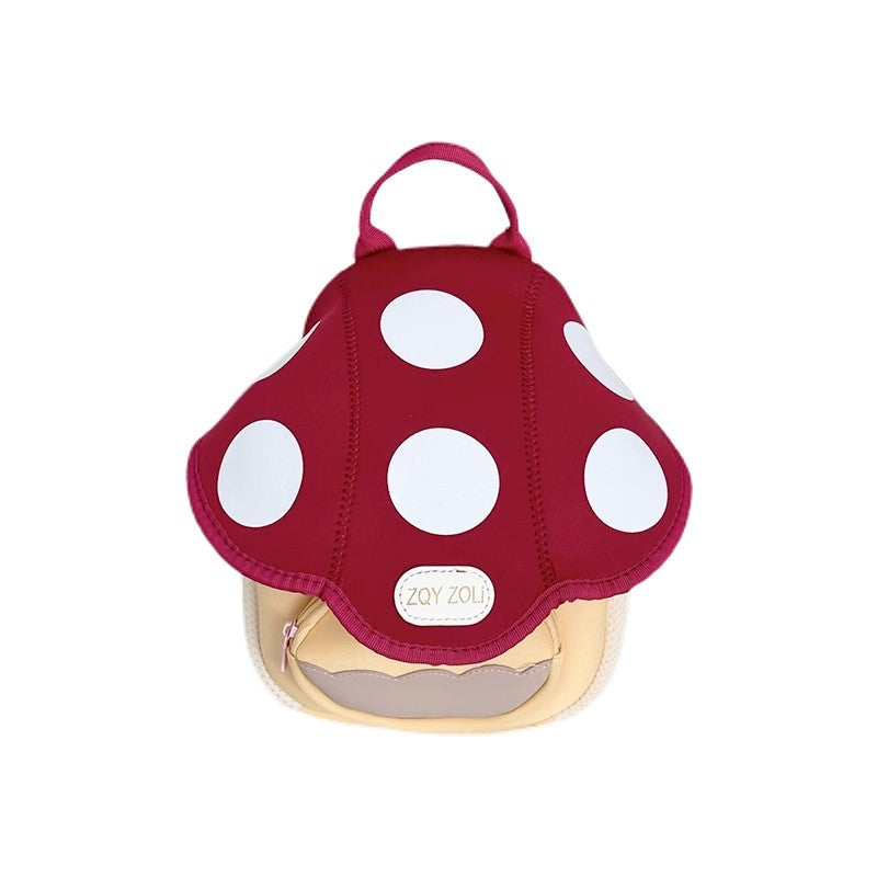 Cute Mushroom Kids Mini Backpack