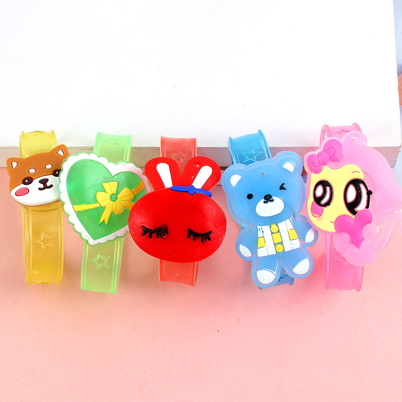 Glitter bracelet LED glow bracelet glitter watch glitter wristband hot sale at summer night market street stalls