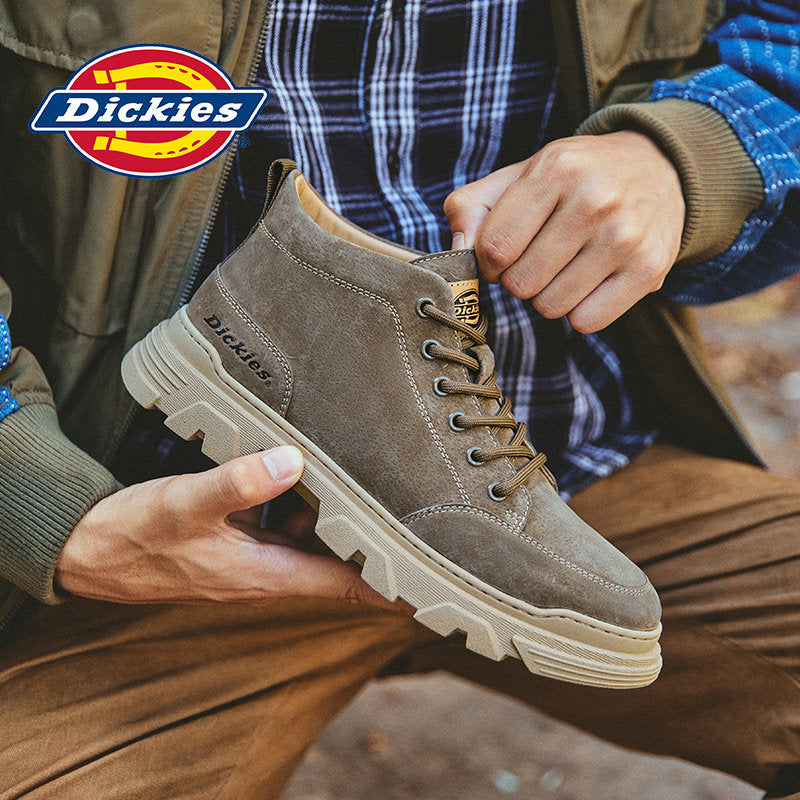 Dickies Men's Winter Cotton Mid-Top Cargo  Martin Boots