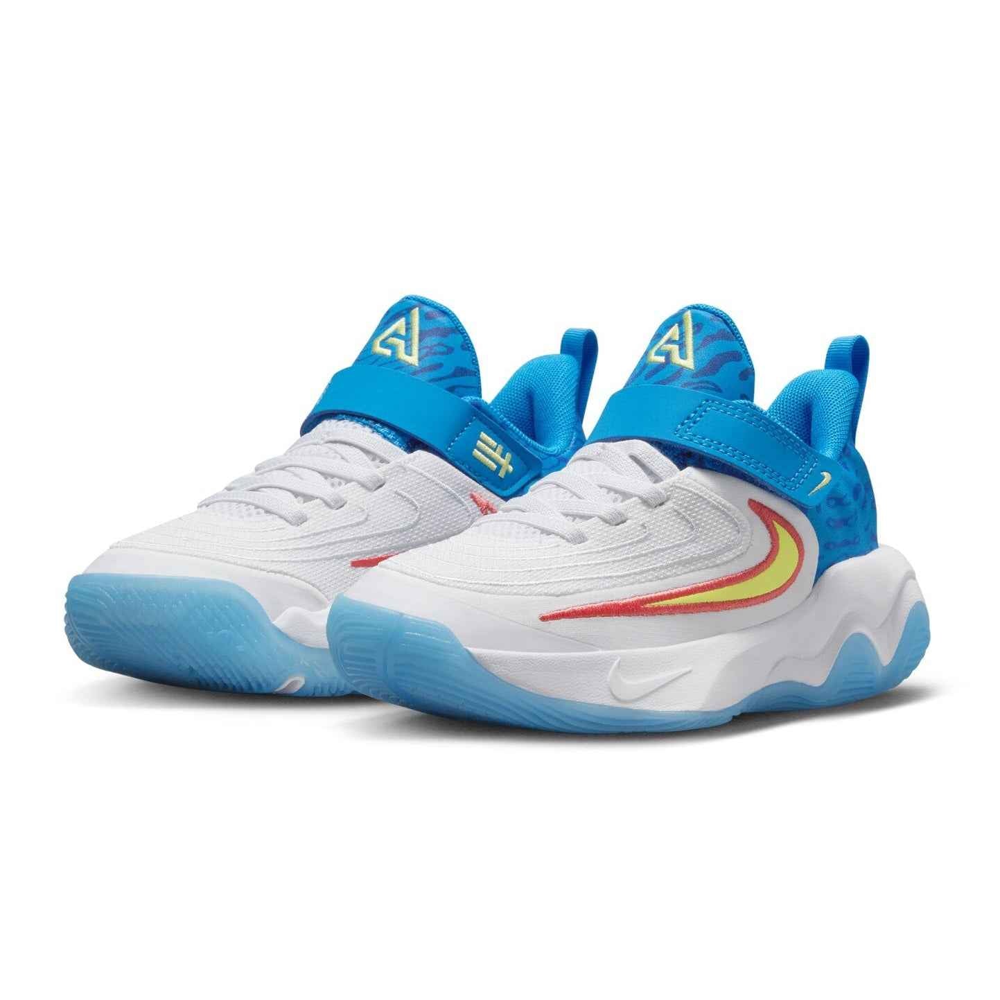NIKE (PS) Nike Giannis Immortality 4 SE 'White Photo Blue Lemon' Shoes