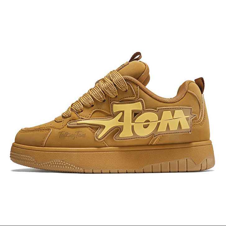 TALKING TOM | Suede Sports Board Shoes - Brown