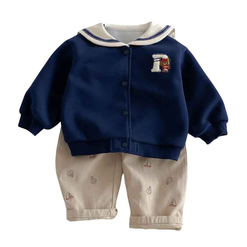 The Little Sailor Collection Kids 2Pcs & 3Pcs Outfit Set