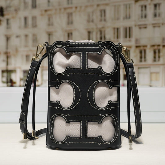 CHCH Doma Insignia Cut Out Bucket | Small Shoulder Bag