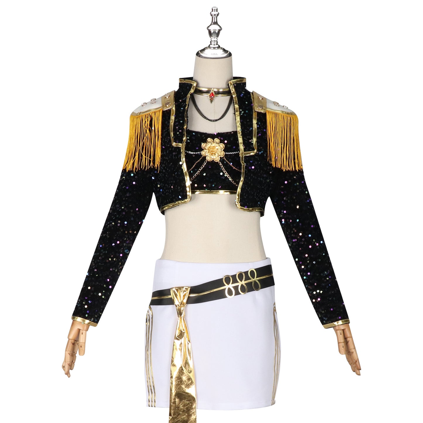 Adult K-Pop Demon Hunters Rumi Mira Zoey Cosplay Costume Set