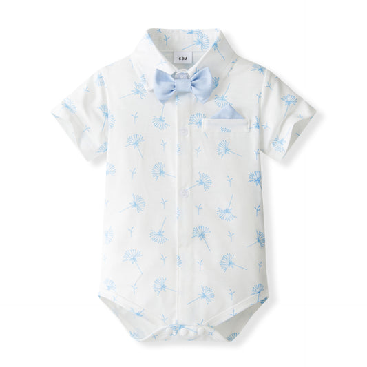 Boys' New Summer Party 3-Piece Suspenders & Shorts Set - itzy bitsy