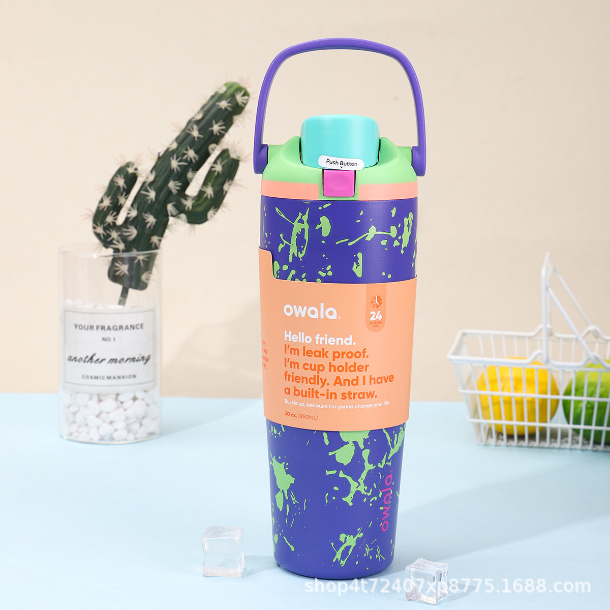 Wholesale Owala 30oz FreeSip Sway Stainless Steel Tumbler Water Bottle (5pcs)