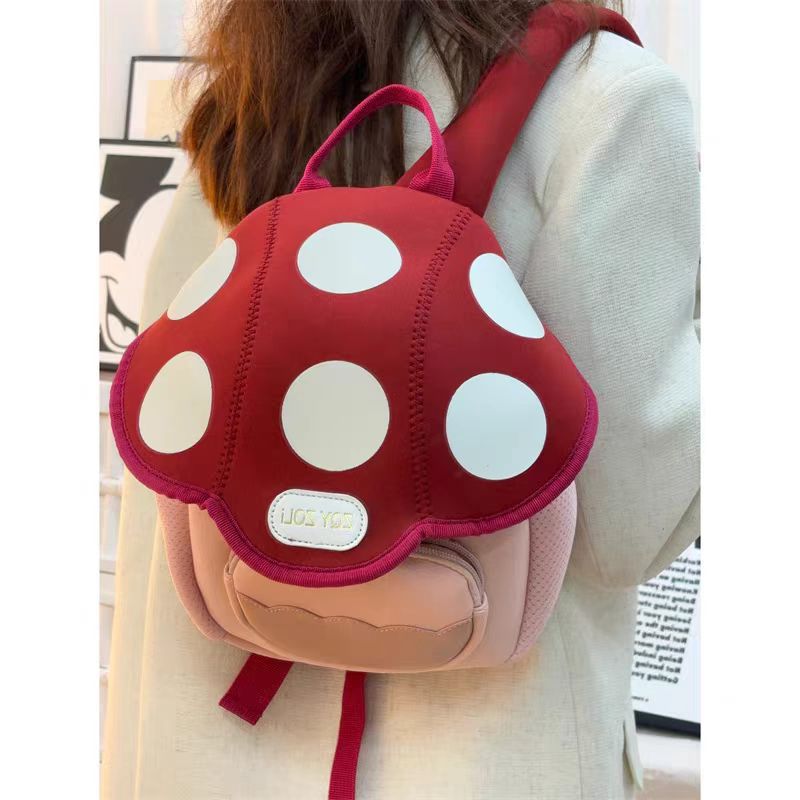 Cute Mushroom Kids Mini Backpack