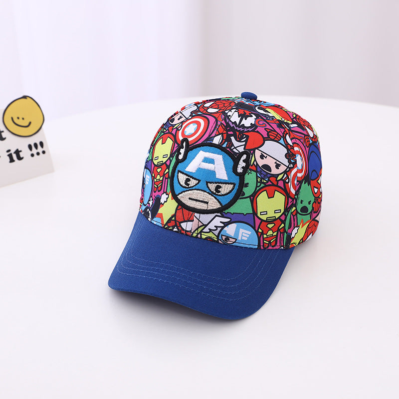 Wholesale Marvel Series Children's Baseball Caps; 52-54cm