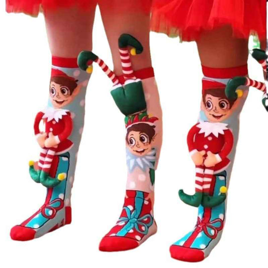 Elf Christmas Socks