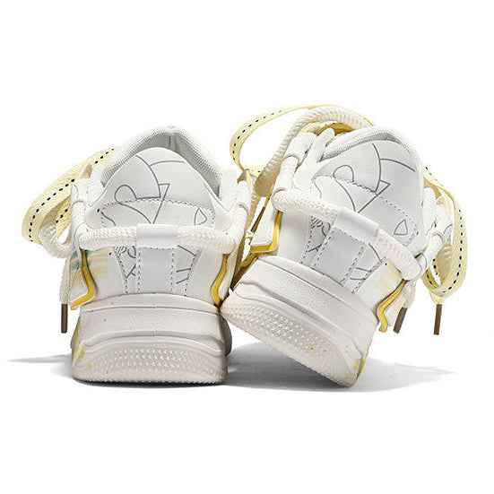 TALKING TOM | Graffiti Casual Sneakers - Yellow