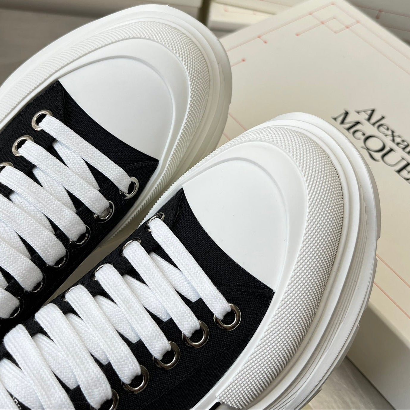 Alexander McQueen Tread Slick Lace-Up Sneakers